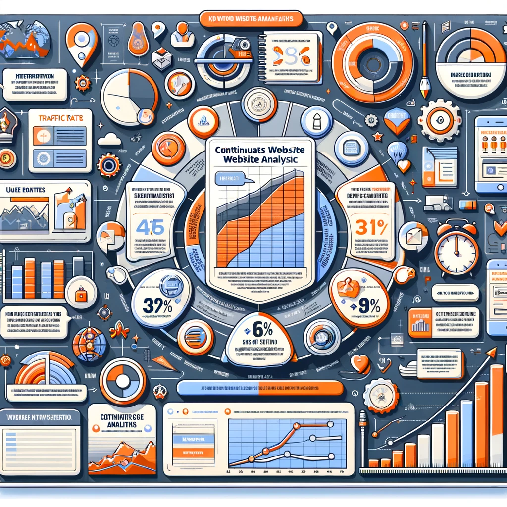 Illustrazione dei dati di un sito web 