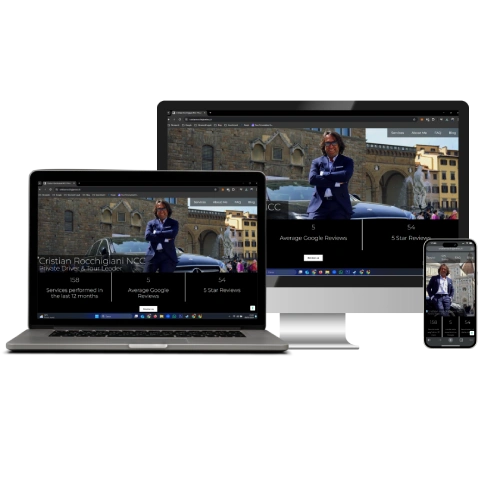 Sito Web Responsive Cristian Rocchigiani realizzato da Meet2Web Web Agency a Firenze